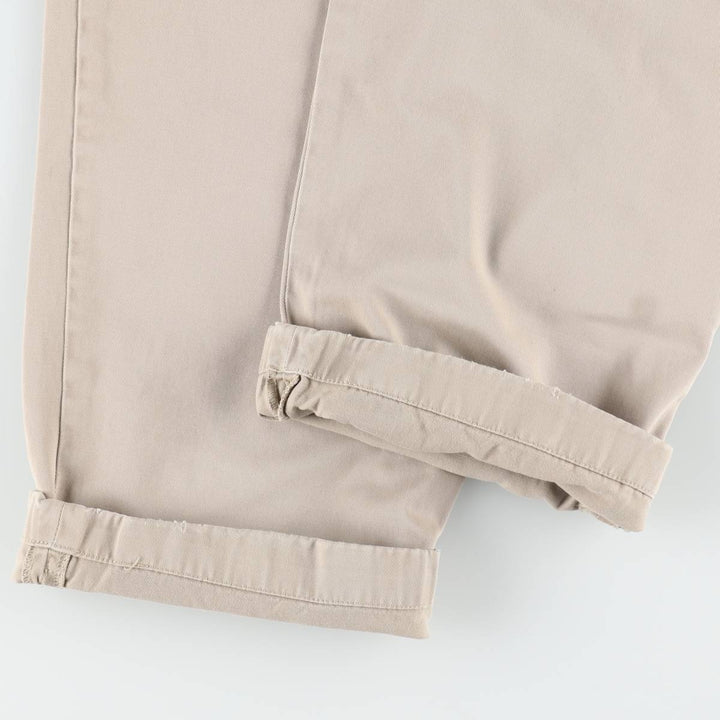 Ralph Lauren POLO by Ralph Lauren Two-pleat Chino Pants for Men, W36 cotton Beige type Vintage Second Hand