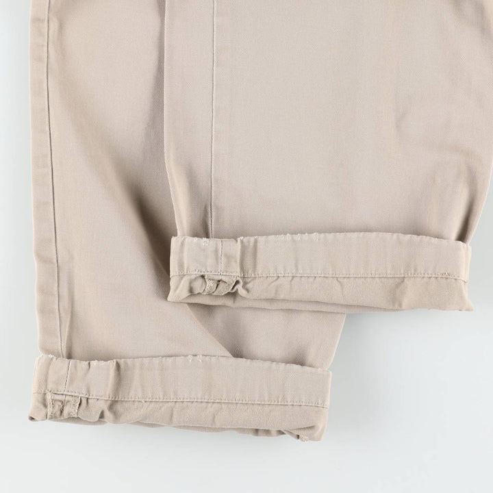 Ralph Lauren POLO by Ralph Lauren Two-pleat Chino Pants for Men, W36 cotton Beige type Vintage Second Hand