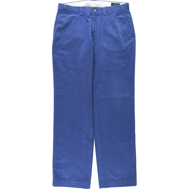 Ralph Lauren POLO RALPH LAUREN CLASSIC FIT Chino Pants Men's W33 equivalent cotton blue type Vintage Second Hand