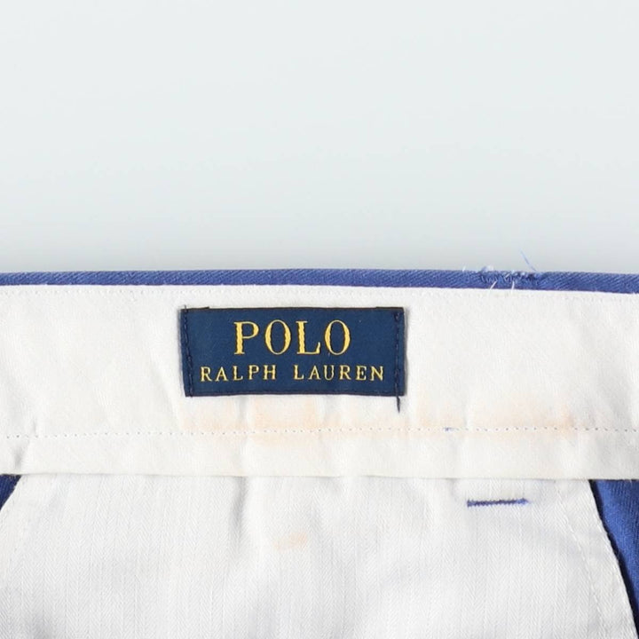 Ralph Lauren POLO RALPH LAUREN CLASSIC FIT Chino Pants Men's W33 equivalent cotton blue type Vintage Second Hand