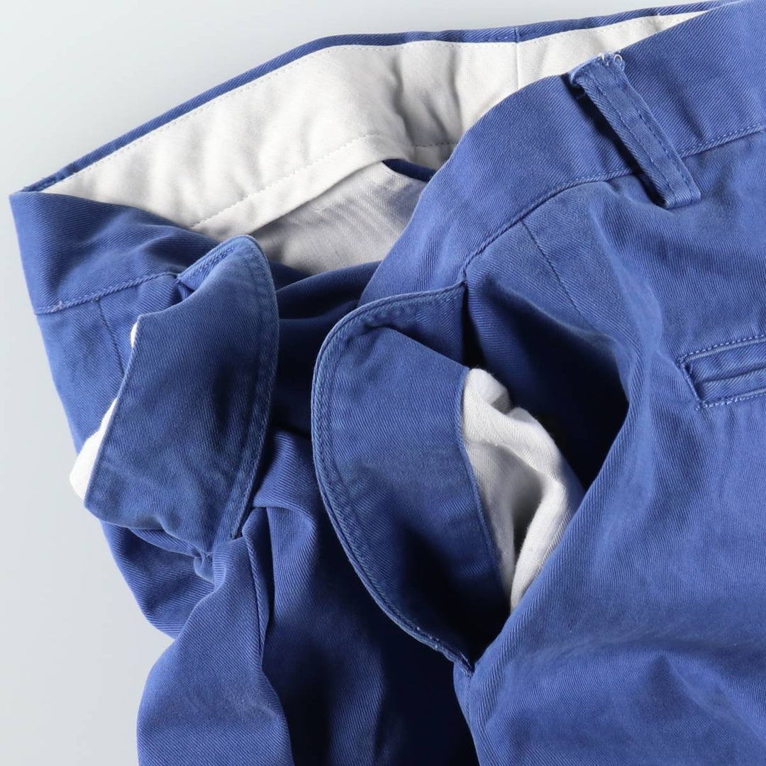 Ralph Lauren POLO RALPH LAUREN CLASSIC FIT Chino Pants Men's W33 equivalent cotton blue type Vintage Second Hand