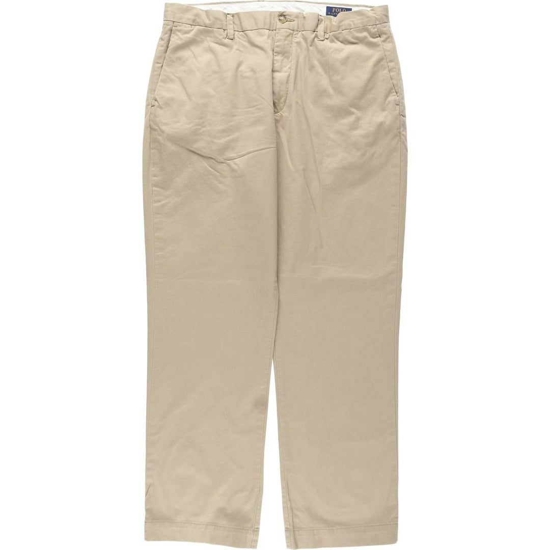 Ralph Lauren POLO RALPH LAUREN Stretch Classic Fit Chino Pants, Men's W35 (approx.) cotton Beige type Vintage Second Hand