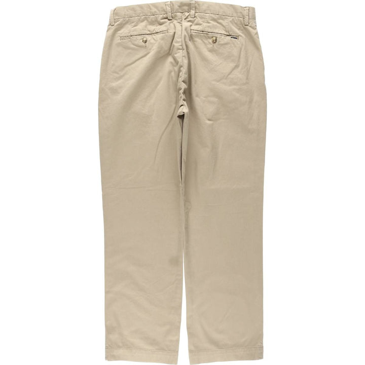 Ralph Lauren POLO RALPH LAUREN Stretch Classic Fit Chino Pants, Men's W35 (approx.) cotton Beige type Vintage Second Hand