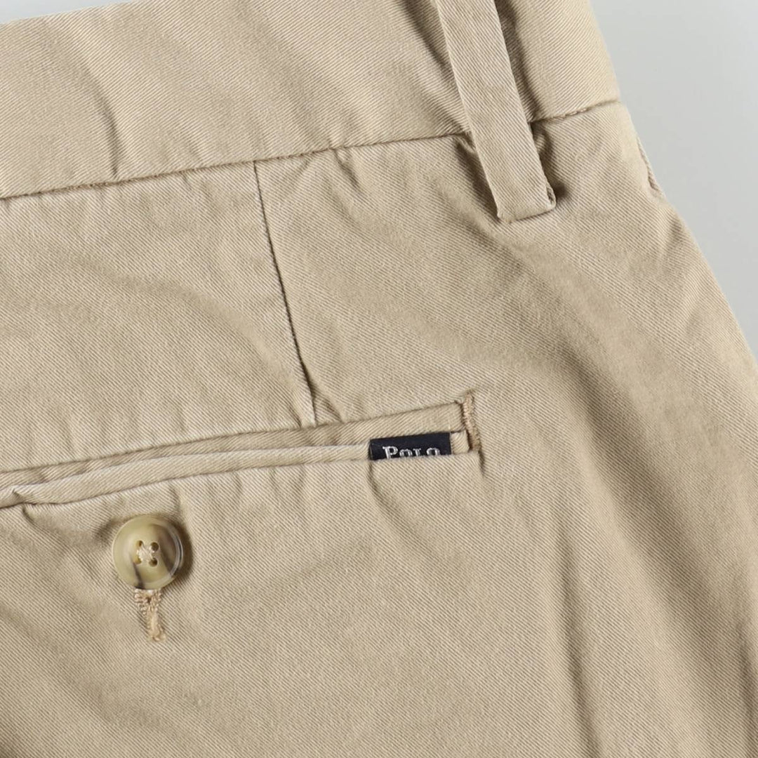 Ralph Lauren POLO RALPH LAUREN Stretch Classic Fit Chino Pants, Men's W35 (approx.) cotton Beige type Vintage Second Hand