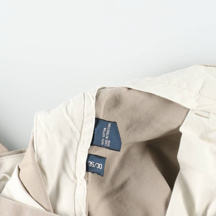 Ralph Lauren POLO by Ralph Lauren PROSPECT PANT Chino pants for men, equivalent to w35 cotton Beige type Vintage Second Hand