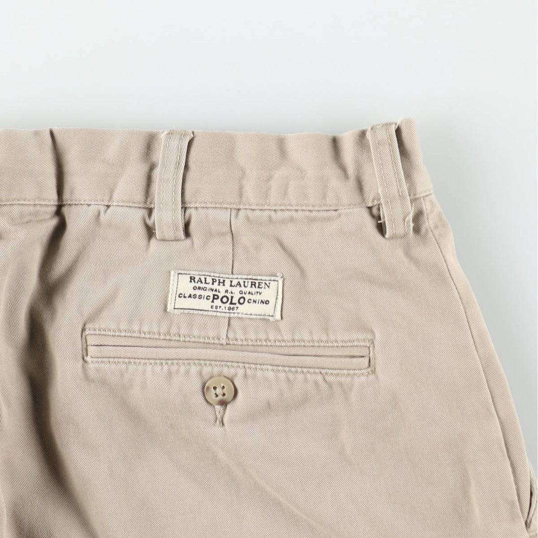 Ralph Lauren POLO by Ralph Lauren PROSPECT PANT Chino pants for men, equivalent to w35 cotton Beige type Vintage Second Hand