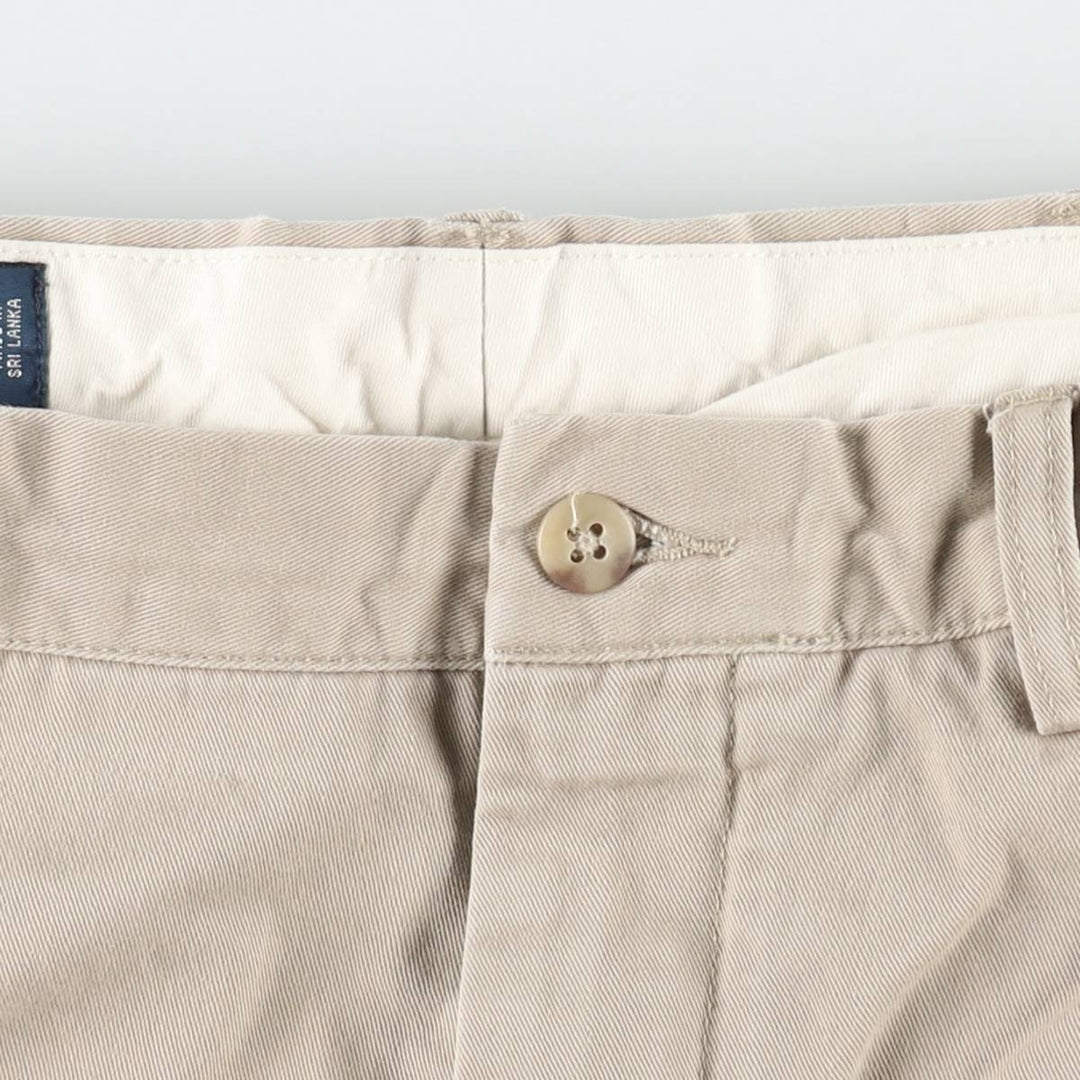 Ralph Lauren POLO by Ralph Lauren PROSPECT PANT Chino pants for men, equivalent to w35 cotton Beige type Vintage Second Hand