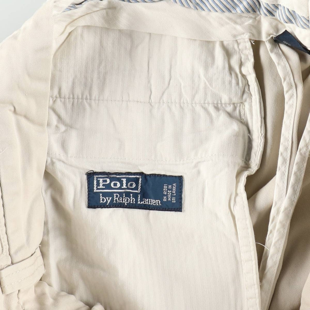 Ralph Lauren POLO by Ralph Lauren Chino Pants Men's W32 equivalent cotton Beige type Vintage Second Hand
