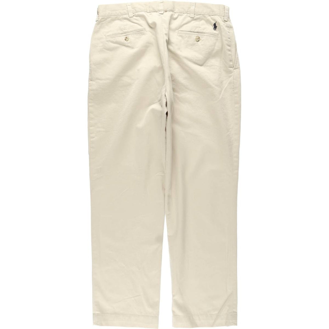 Ralph Lauren POLO by Ralph Lauren SUFFIELD PANT Men's W36 (approx.) cotton Beige type Vintage Second Hand