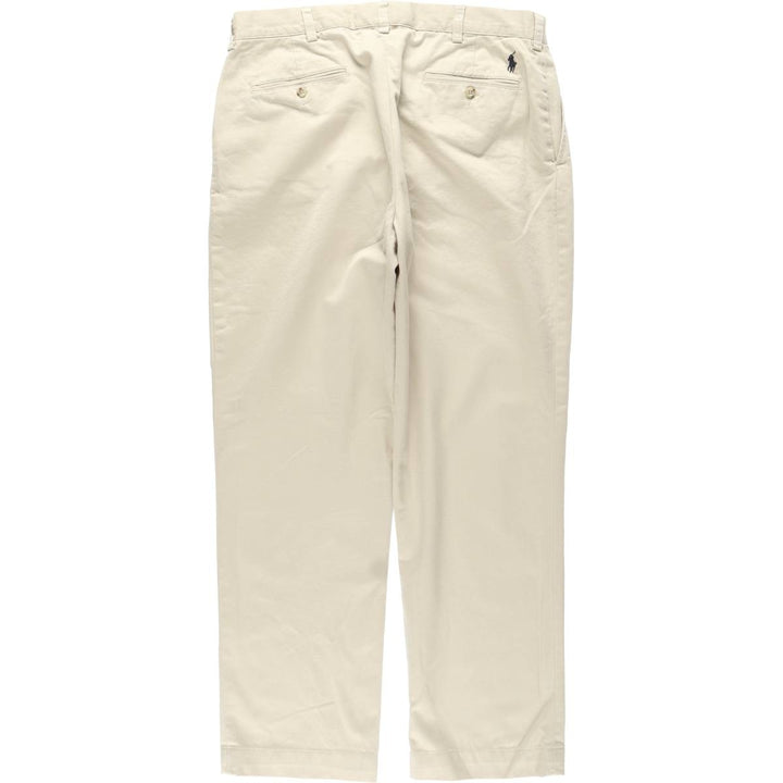 Ralph Lauren POLO by Ralph Lauren SUFFIELD PANT Men's W36 (approx.) cotton Beige type Vintage Second Hand