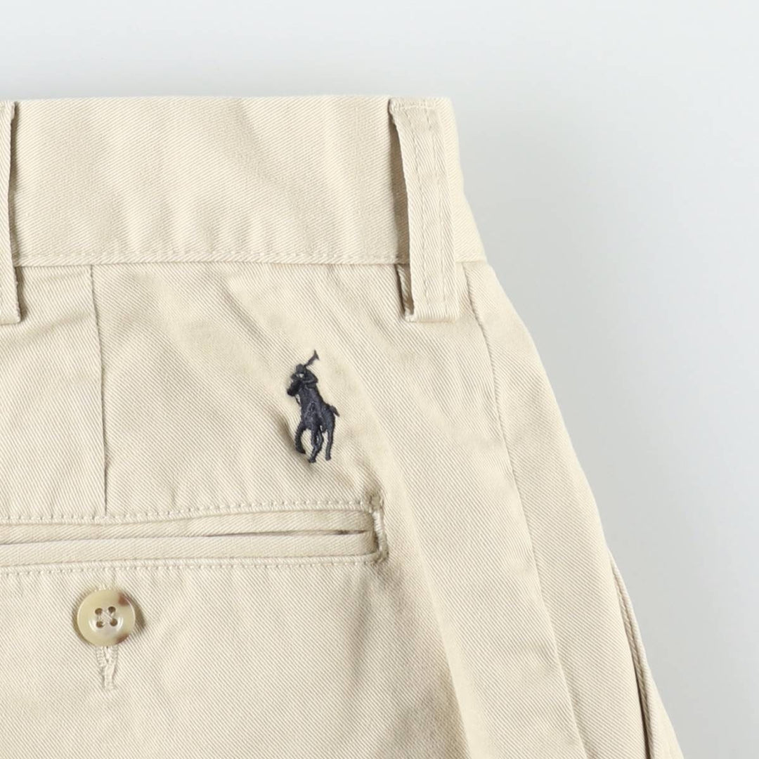 Ralph Lauren POLO by Ralph Lauren SUFFIELD PANT Men's W36 (approx.) cotton Beige type Vintage Second Hand