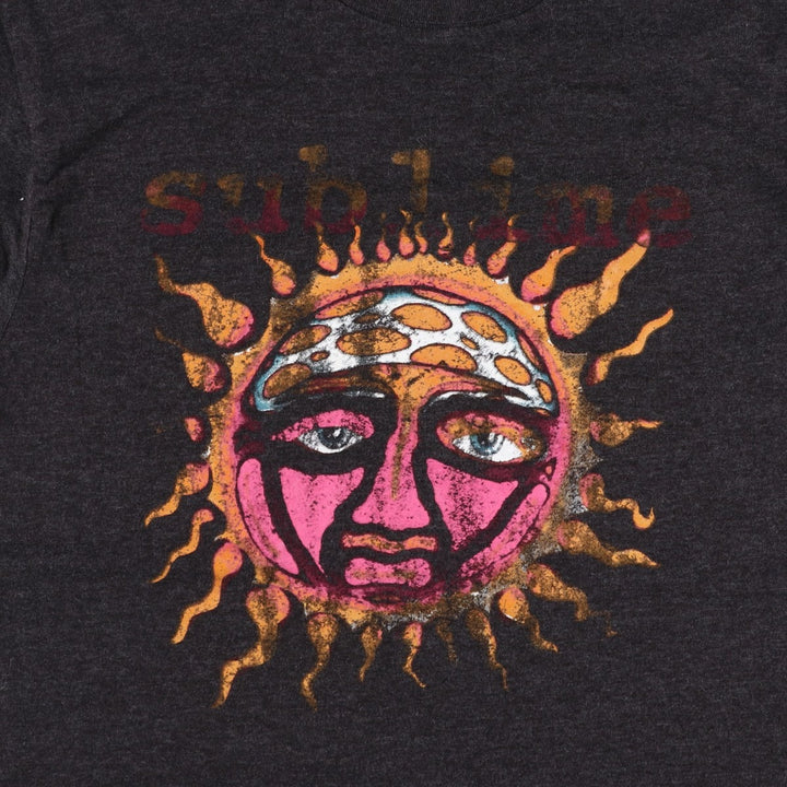 SUBLIME Band T-shirt, Men's L size cotton black type Vintage Second Hand