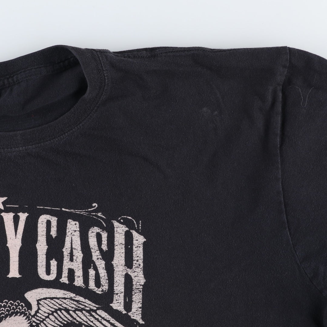 JOHNNY CASH Johnny Cash Band T-Shirt, Men's Medium cotton black type Vintage Second Hand