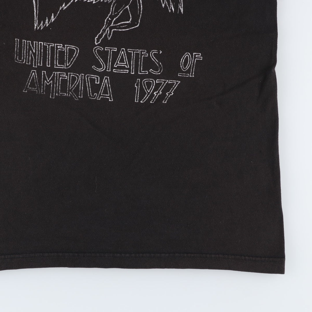 LED ZEPPELIN Led Zeppelin Band T-shirt Band T Men's L size cotton black type Vintage Second Hand