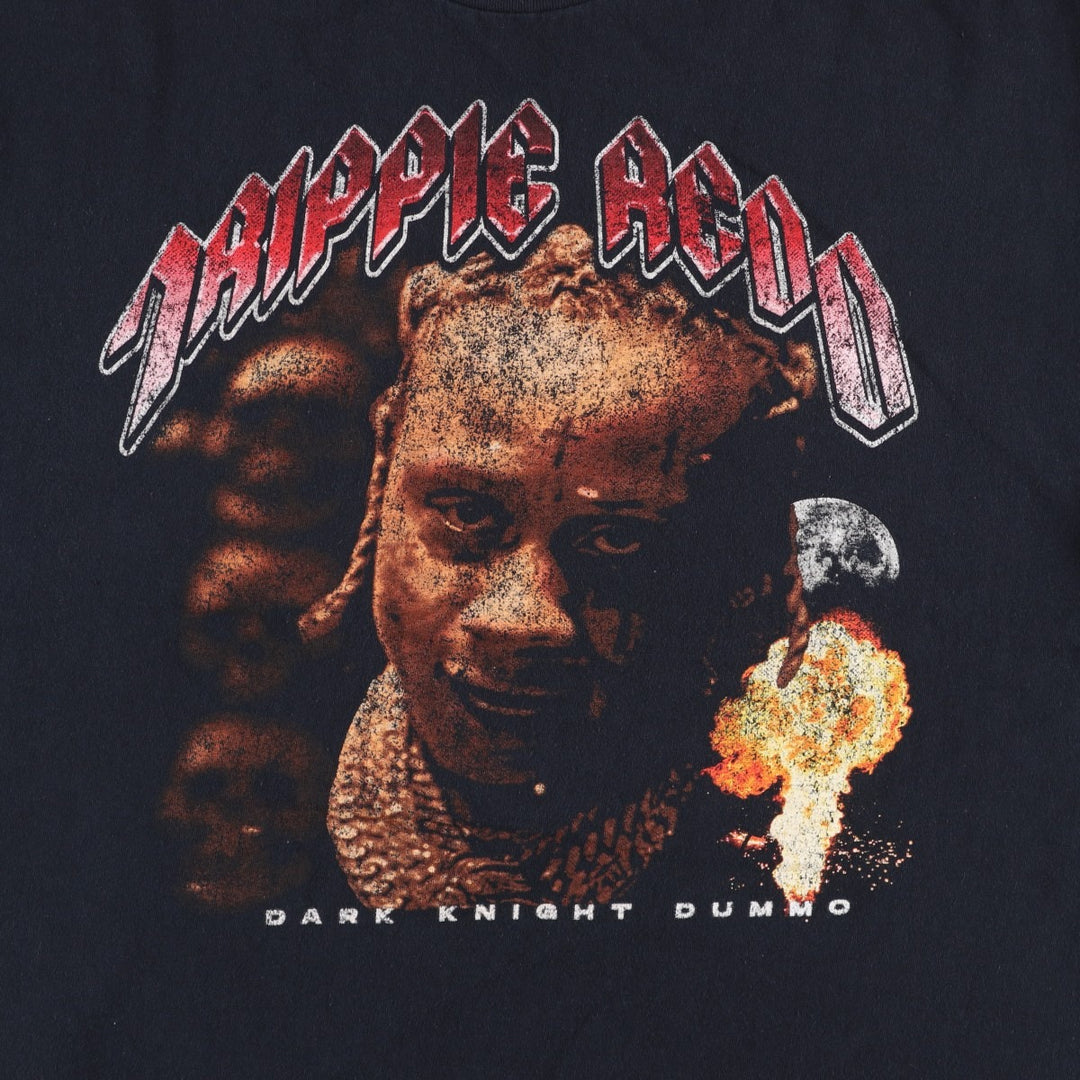 TRIPPIE REDD Trippie Red Rap T-shirt Rap T Men's XL size cotton black type Vintage Second Hand