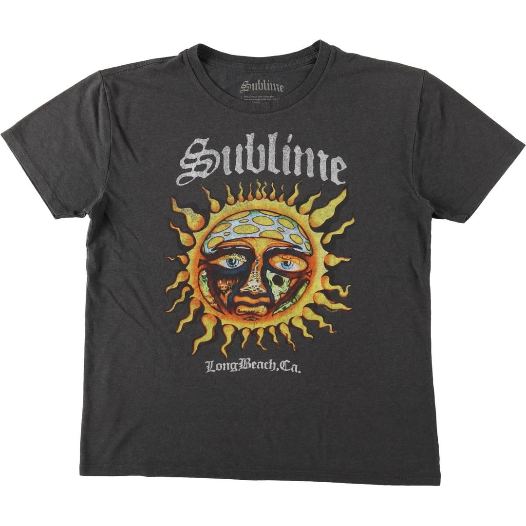 SUBLIME Band T-shirt, Men's S size cotton Charcoal Vintage Second Hand