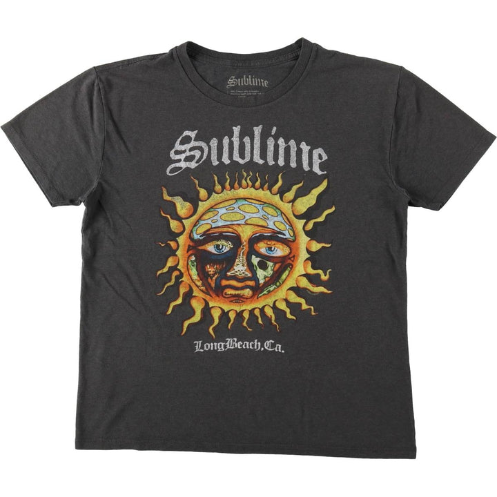 SUBLIME Band T-shirt, Men's S size cotton Charcoal Vintage Second Hand