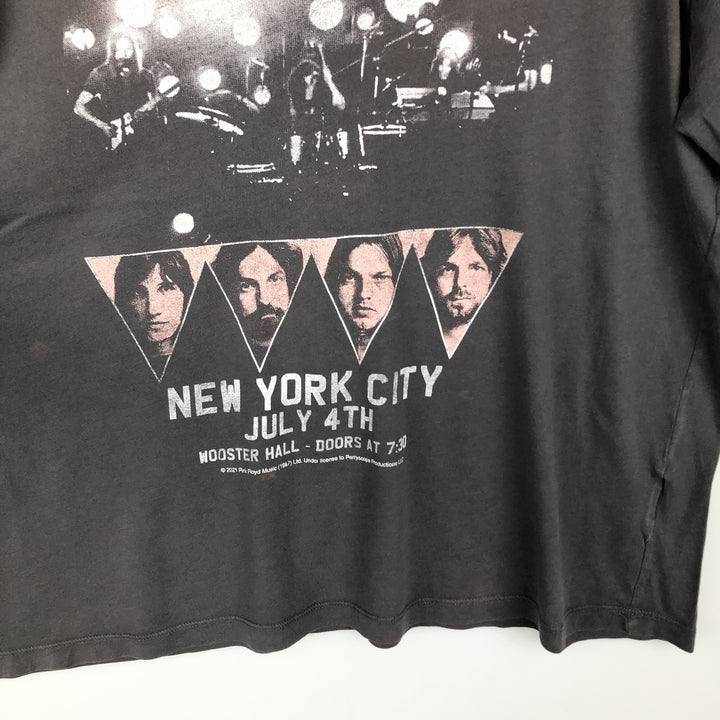 PINK FLOYD Pink Floyd Band T-shirt Band T Men's L size unclear Charcoal Vintage Second Hand