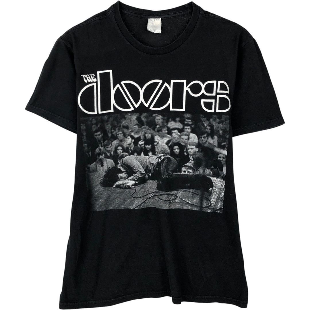 The Doors band t-shirt, men's size S. cotton black type Vintage Second Hand