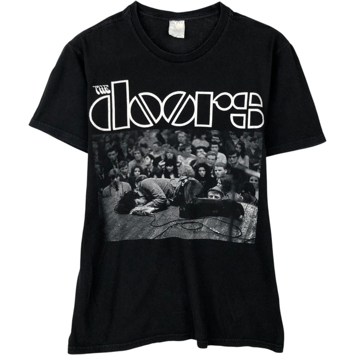 The Doors band t-shirt, men's size S. cotton black type Vintage Second Hand