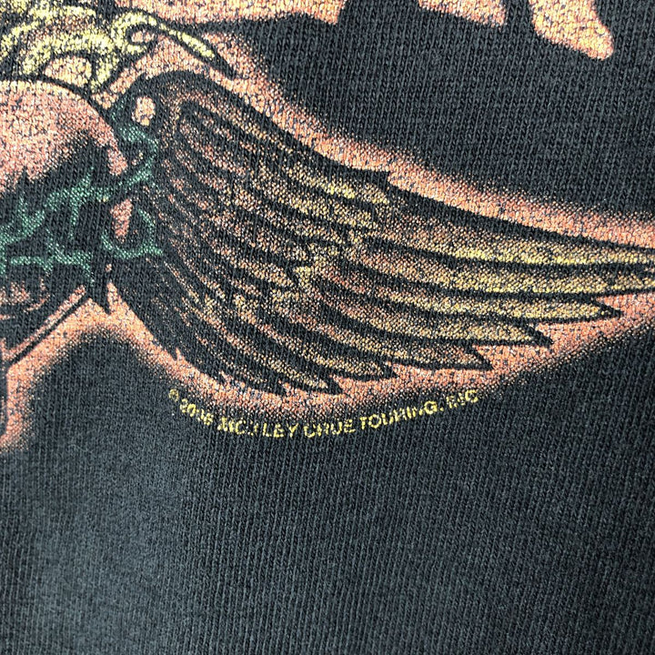 2000'S MOTLEY CRUE band t-shirt, men's size L (approx.) unclear black type Vintage Second Hand