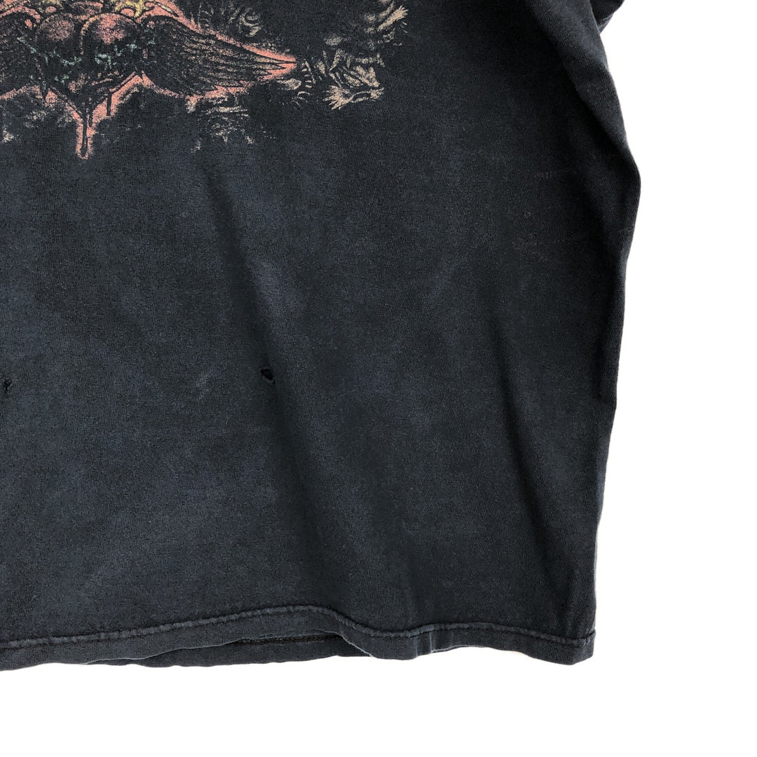 2000'S MOTLEY CRUE band t-shirt, men's size L (approx.) unclear black type Vintage Second Hand