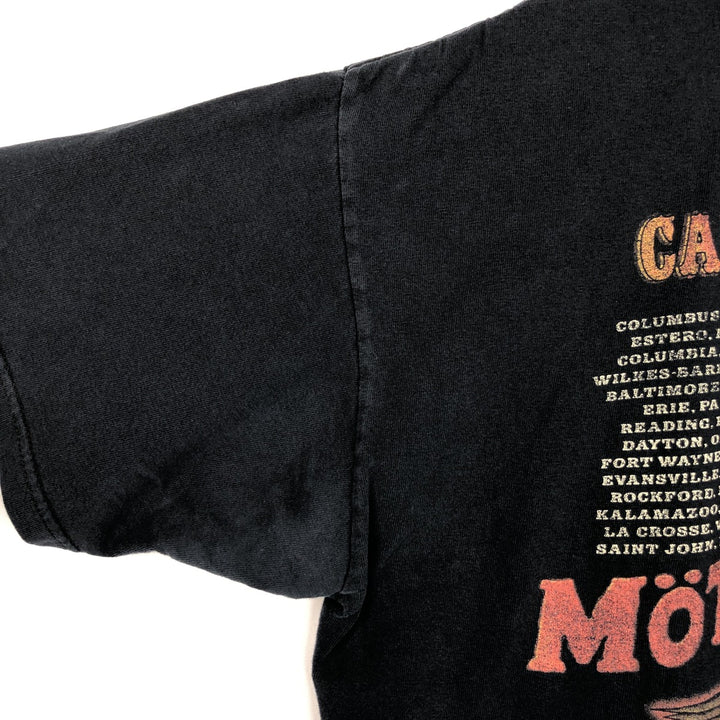 2000'S MOTLEY CRUE band t-shirt, men's size L (approx.) unclear black type Vintage Second Hand