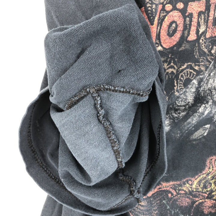 2000'S MOTLEY CRUE band t-shirt, men's size L (approx.) unclear black type Vintage Second Hand