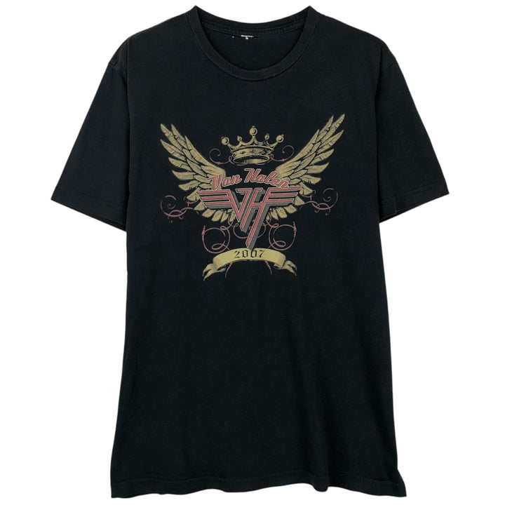 2000'S Van Halen band t-shirt, men's size M equivalent. unclear black type Vintage Second Hand