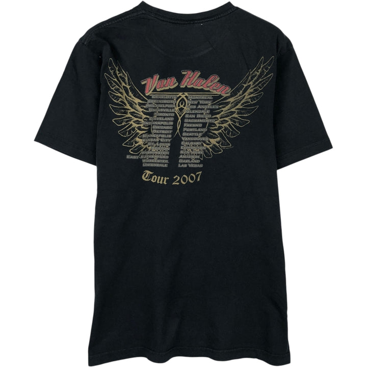 2000'S Van Halen band t-shirt, men's size M equivalent. unclear black type Vintage Second Hand