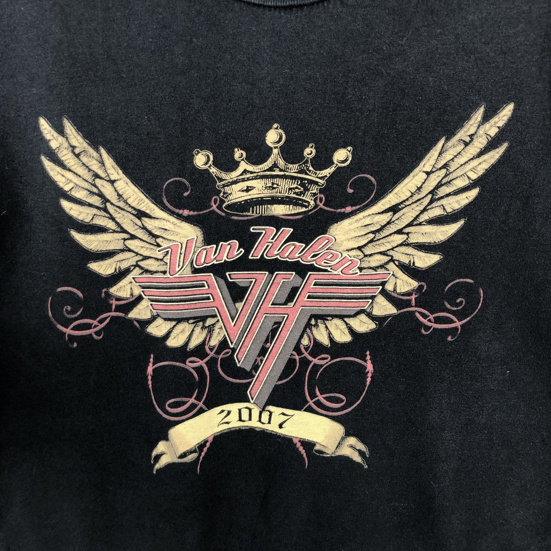2000'S Van Halen band t-shirt, men's size M equivalent. unclear black type Vintage Second Hand