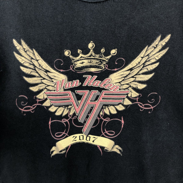 2000'S Van Halen band t-shirt, men's size M equivalent. unclear black type Vintage Second Hand