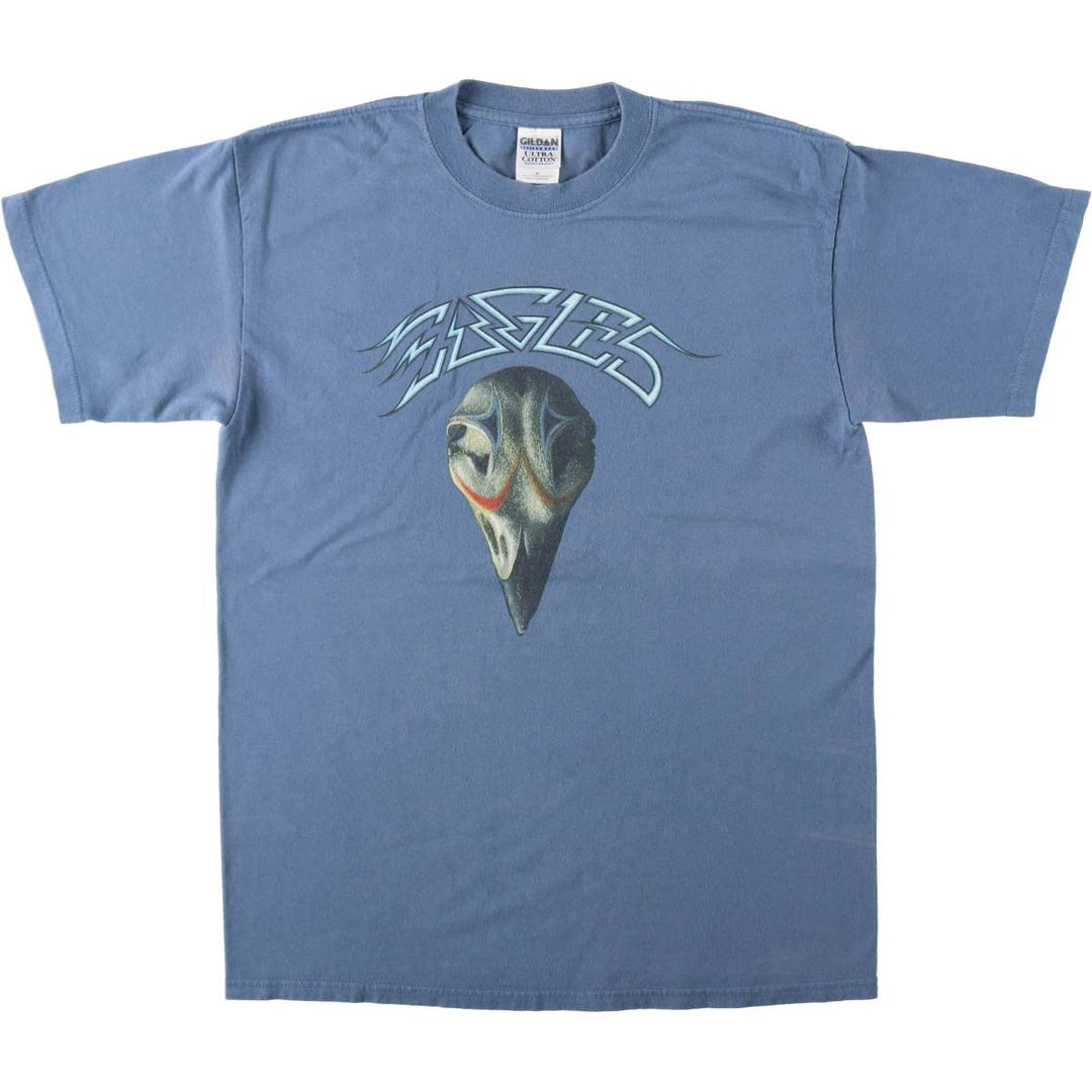 2000'S Eagles band t-shirt, men's size M equivalent. cotton blue type Vintage Second Hand