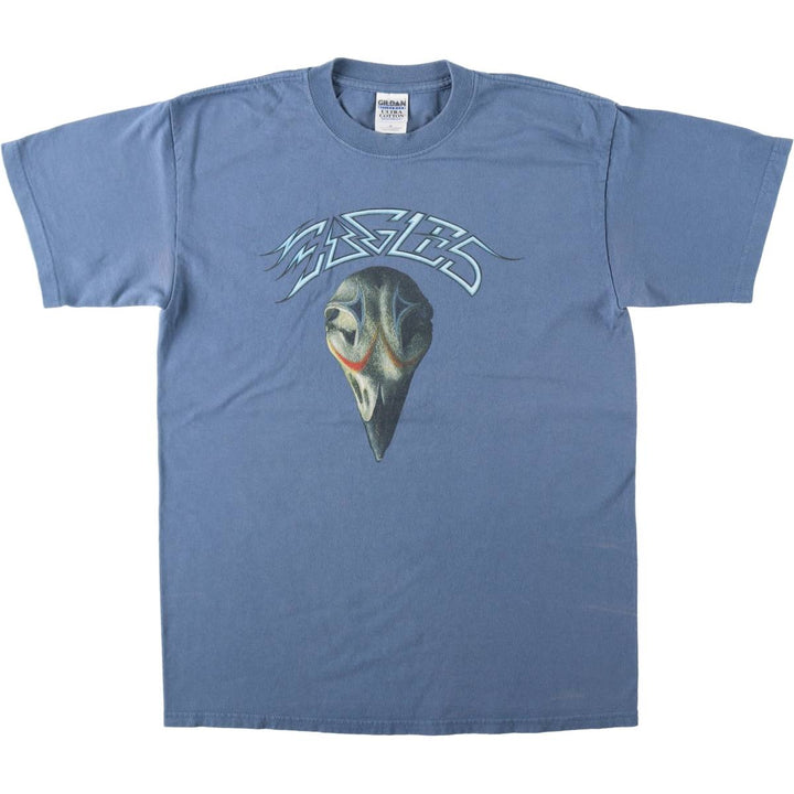 2000'S Eagles band t-shirt, men's size M equivalent. cotton blue type Vintage Second Hand
