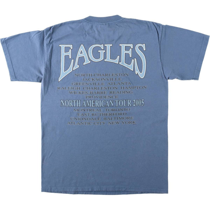 2000'S Eagles band t-shirt, men's size M equivalent. cotton blue type Vintage Second Hand
