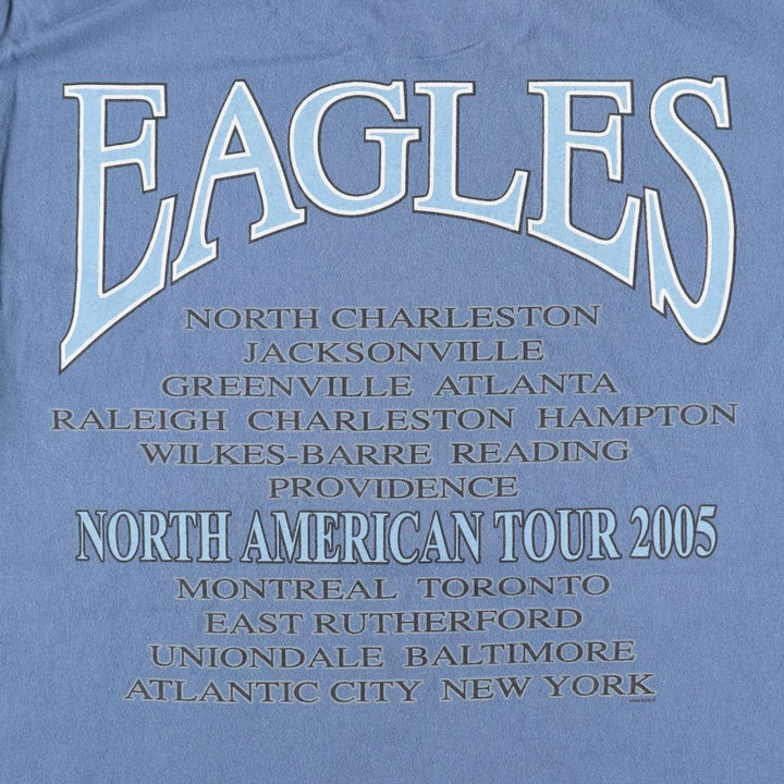 2000'S Eagles band t-shirt, men's size M equivalent. cotton blue type Vintage Second Hand