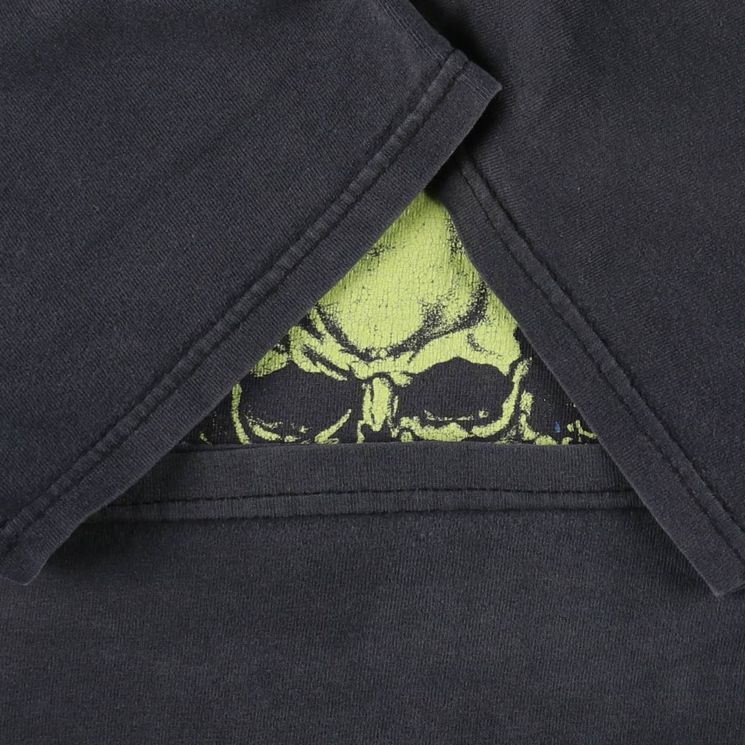 ALSTYLE AVENGED SEVENFOLD Skull Pattern Band T-Shirt (Men's Size M) cotton black type Vintage Second Hand