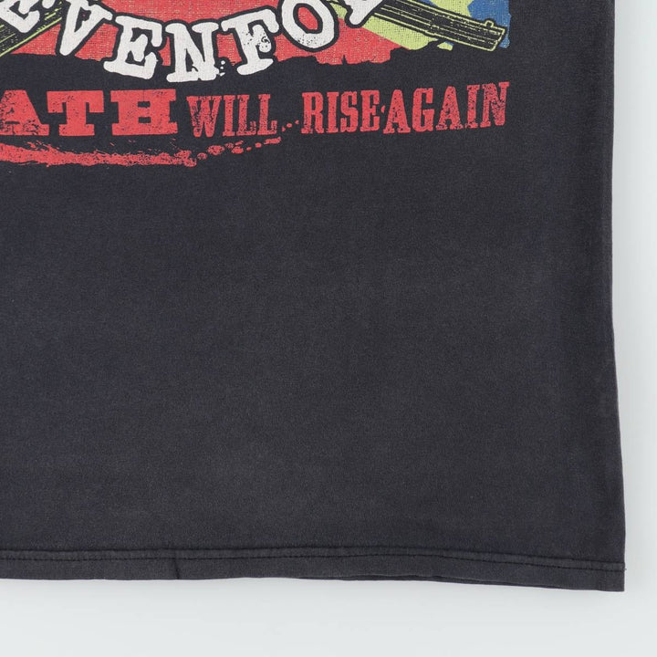 ALSTYLE AVENGED SEVENFOLD Skull Pattern Band T-Shirt (Men's Size M) cotton black type Vintage Second Hand