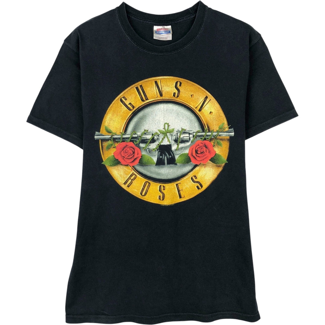 Hanes GUNS N' ROSES Band T-Shirt (Men's Size S) cotton black type Vintage Second Hand