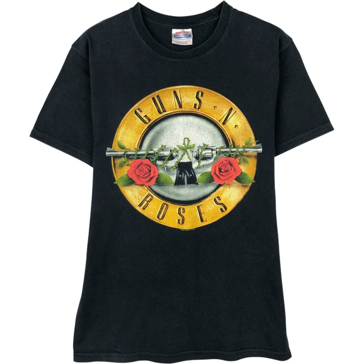 Hanes GUNS N' ROSES Band T-Shirt (Men's Size S) cotton black type Vintage Second Hand
