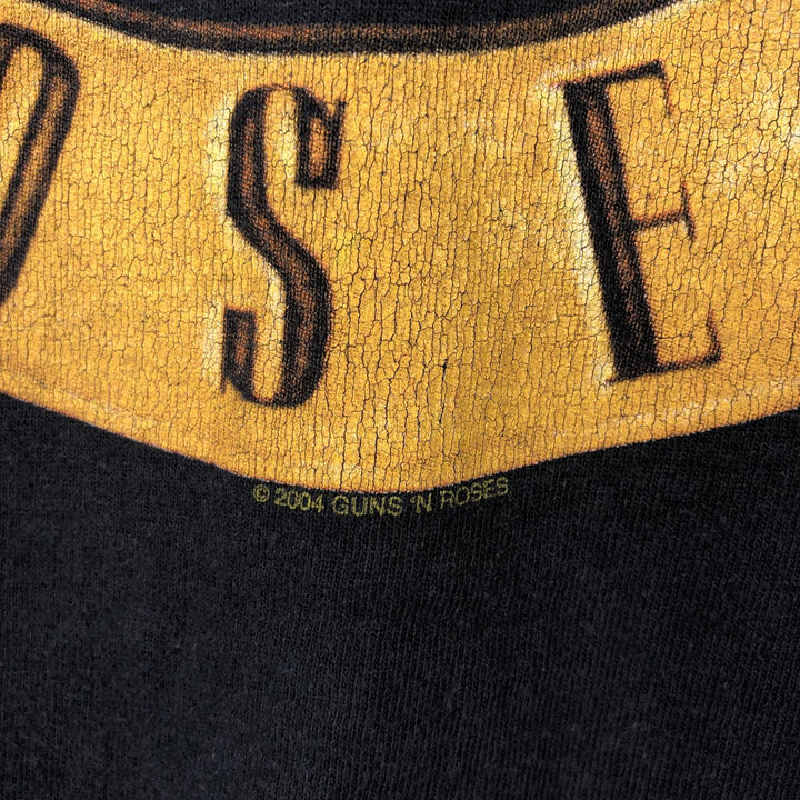 Hanes GUNS N' ROSES Band T-Shirt (Men's Size S) cotton black type Vintage Second Hand