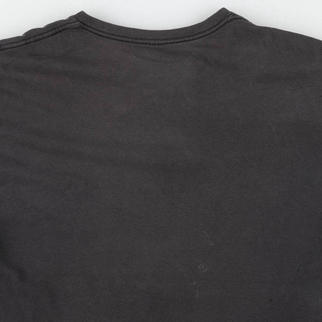 SLAYER Band T-shirt, Men's L size unclear black type Vintage Second Hand
