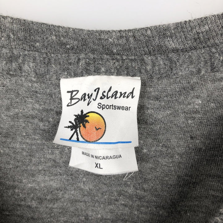 Bay Island Green Day Band T-Shirt (Men's XL equivalent) polyester gray type Vintage Second Hand