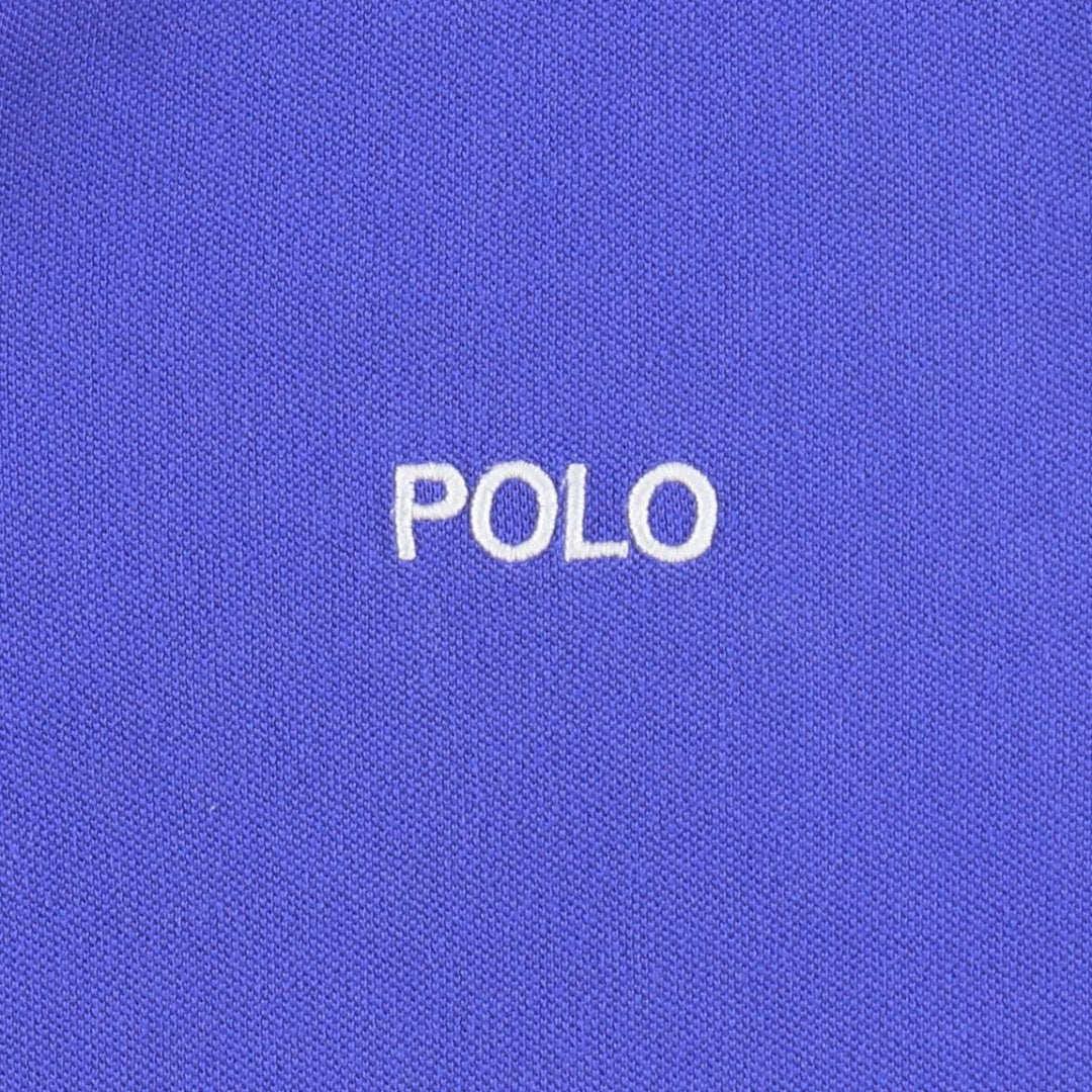 Ralph Lauren POLO RALPH LAUREN CLASSIC FIT short sleeve polo shirt for men size L cotton blue type Vintage Second Hand