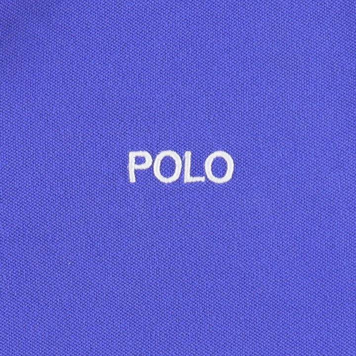 Ralph Lauren POLO RALPH LAUREN CLASSIC FIT short sleeve polo shirt for men size L cotton blue type Vintage Second Hand