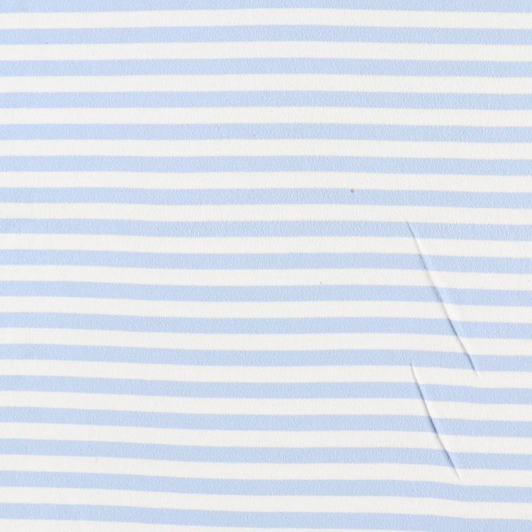 Ralph Lauren POLO RALPH LAUREN CLASSIC FIT short sleeve striped polo shirt men's size L cotton Blue type light blue Vintage Second Hand