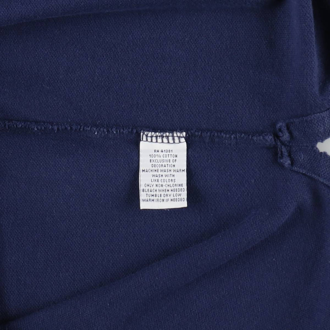 Ralph Lauren POLO RALPH LAUREN short sleeve polo shirt men's XL equivalent cotton navy blue type Vintage Second Hand