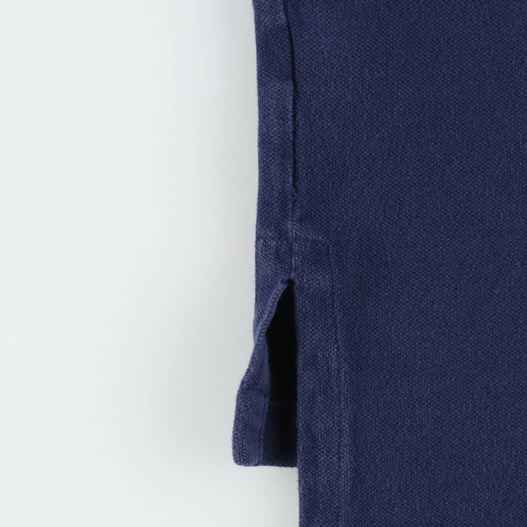 Ralph Lauren POLO RALPH LAUREN short sleeve polo shirt men's XL equivalent cotton navy blue type Vintage Second Hand