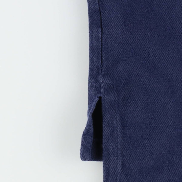 Ralph Lauren POLO RALPH LAUREN short sleeve polo shirt men's XL equivalent cotton navy blue type Vintage Second Hand