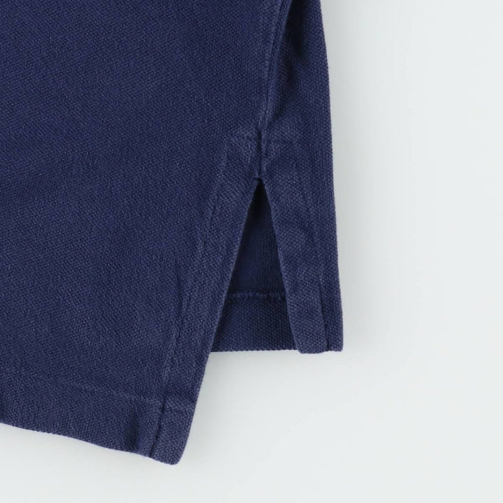 Ralph Lauren POLO RALPH LAUREN short sleeve polo shirt men's XL equivalent cotton navy blue type Vintage Second Hand